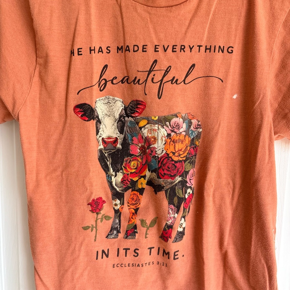 Love in Terracotta Tee - Picture 3 of 5